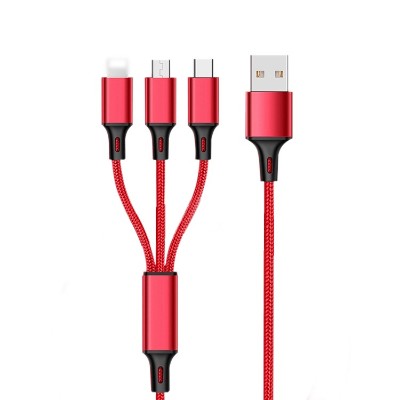 一拖三數據線編織系列