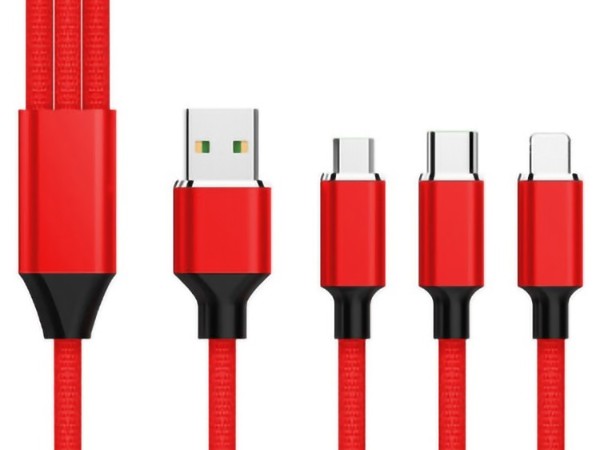 三合一數(shù)據(jù)線，一拖三數(shù)據(jù)線，一線三用，使用更方便