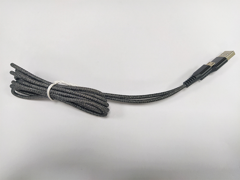 魚絲編織Type-A to micro數據線，microUSB數據線定制廠家