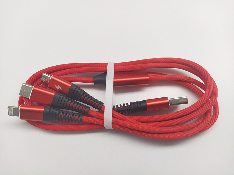 布藝編織一拖三數(shù)據(jù)線(xiàn)