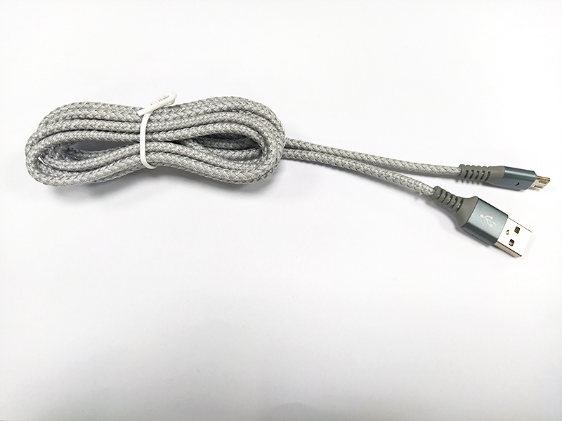麻繩編織microUSB數據線，Type-A/micro數據線